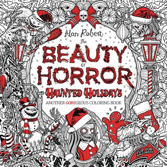 Beauty Of Horror Haunted Holidays Coloring Book Sc