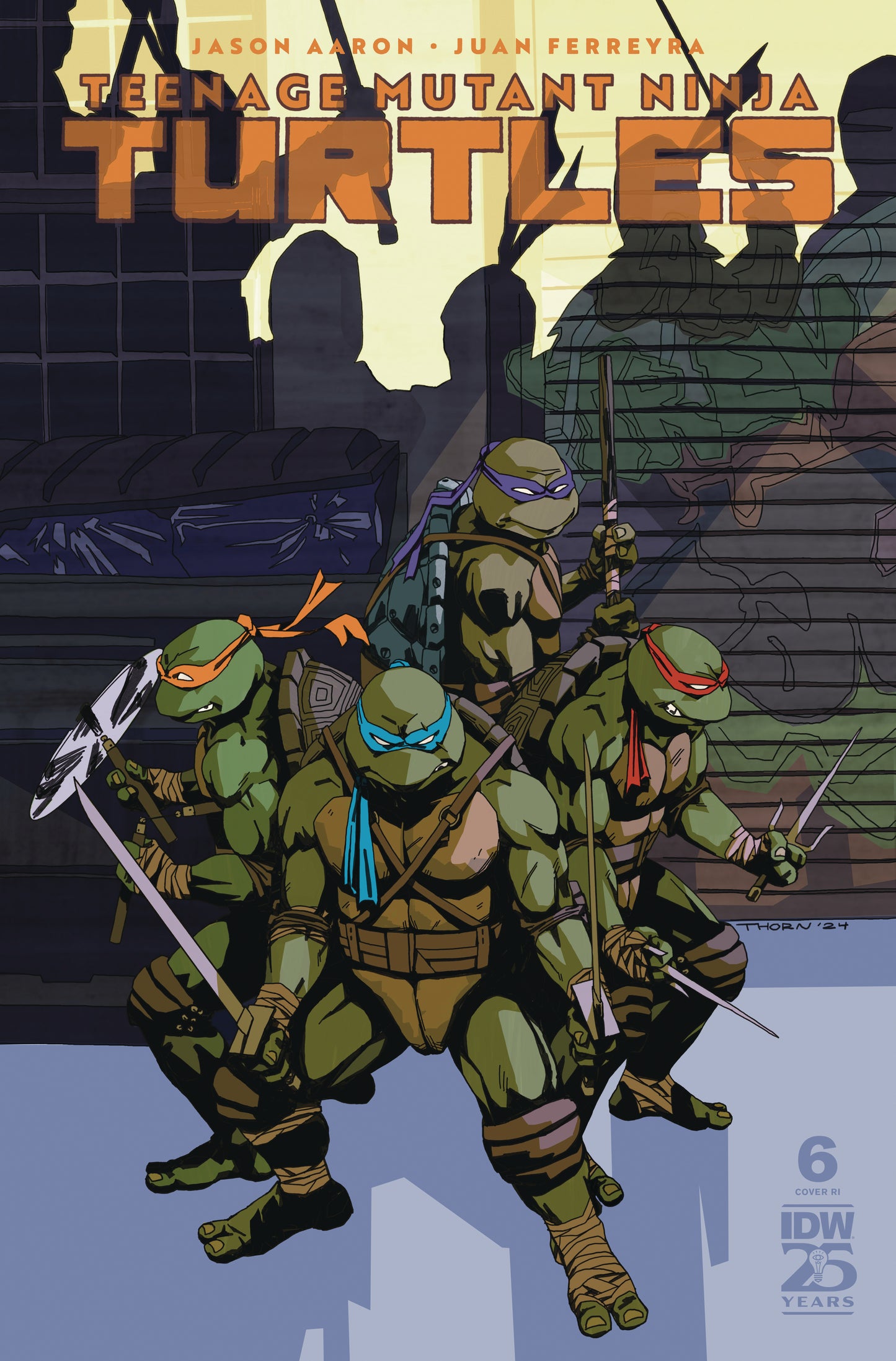 TEENAGE MUTANT NINJA TURTLES 2024 #6 10 COPY THORN INCV