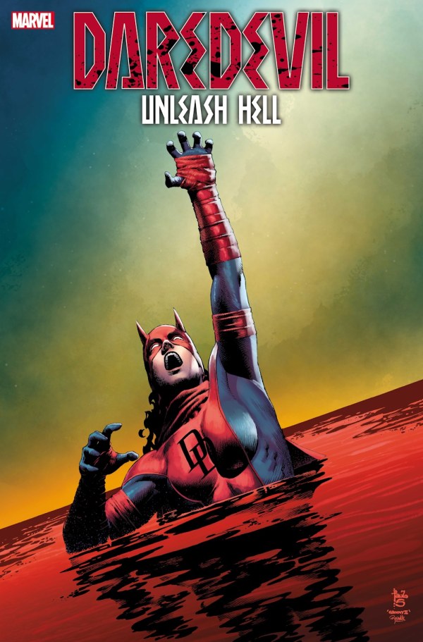 DAREDEVIL UNLEASH HELL RED BAND #2 (OF 5) 1:25 Declan Shalvey Virgin Variant